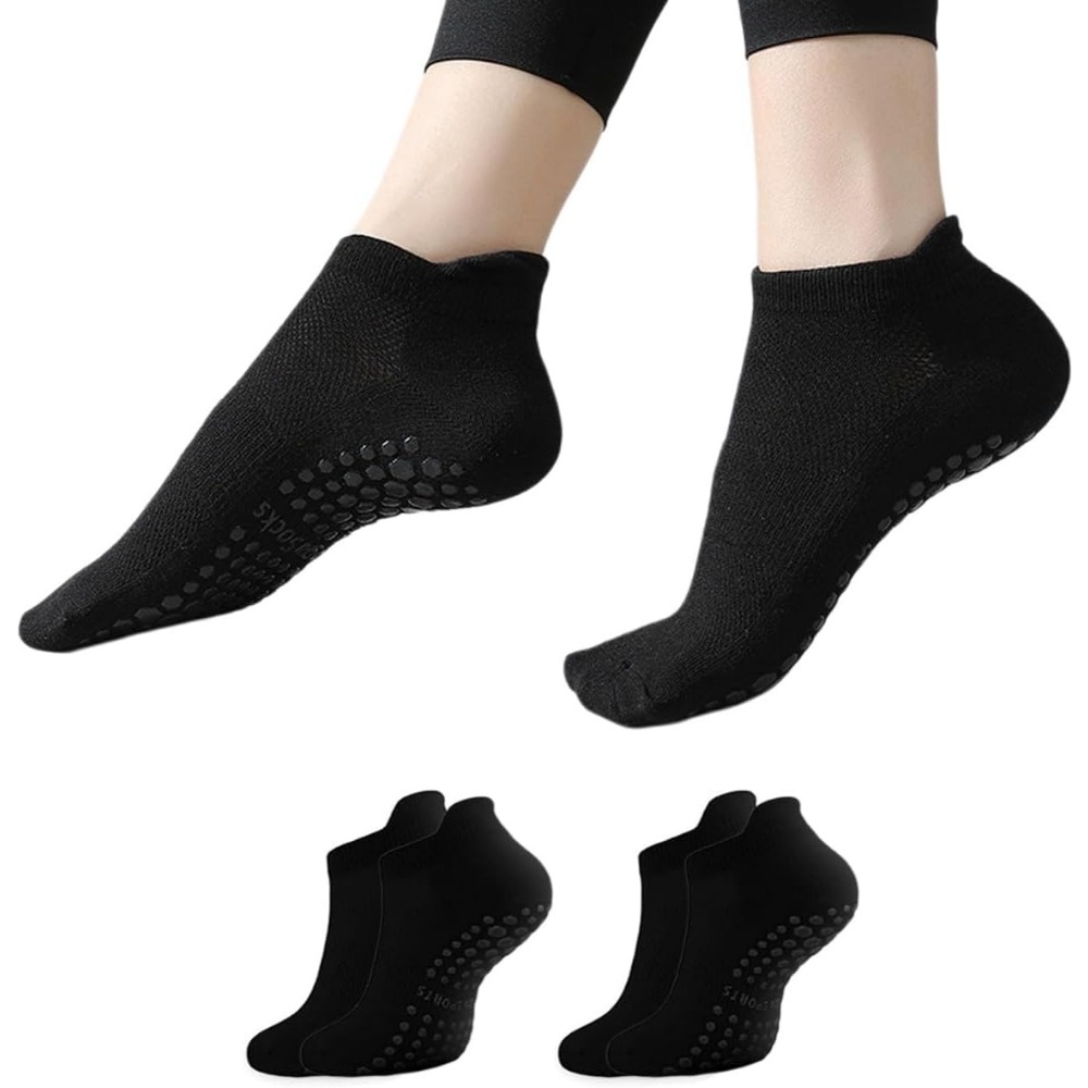 Grip Sock Yoga - Non-Slip Grip Socks for Women: Ideal
