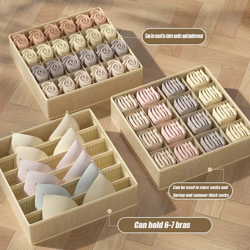 1-2Pcs Non-woven Fabric Underw - Sock Organizer Tray ulasan dan harga