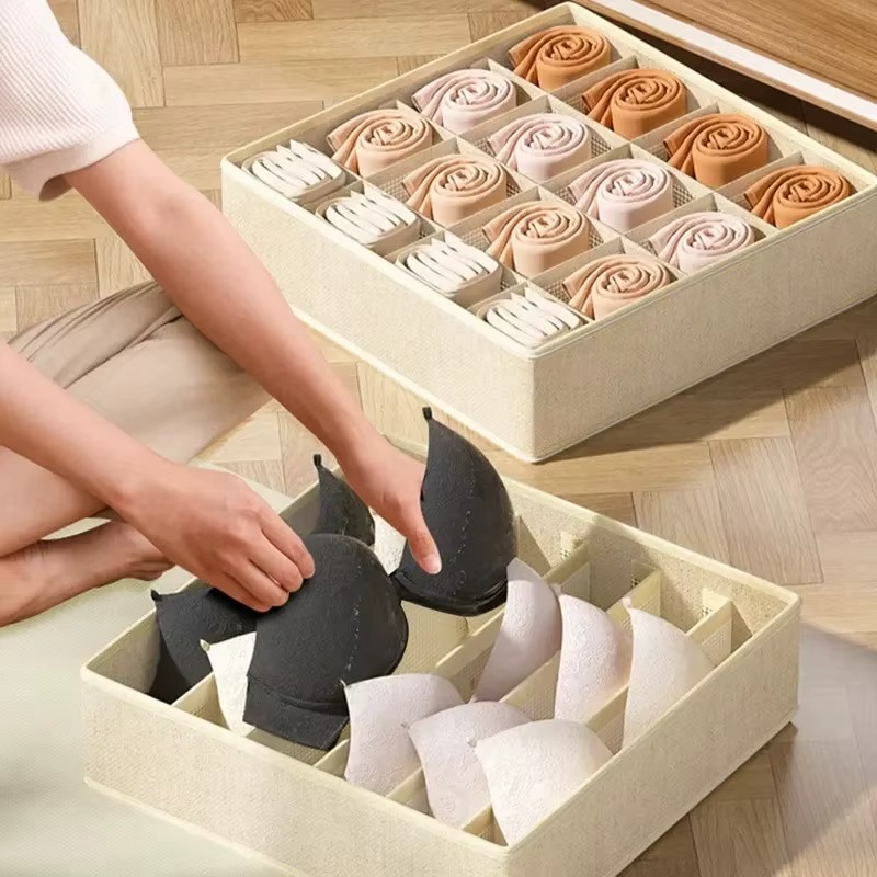 1-2Pcs Non-woven Fabric Underw - Sock Organizer Tray ulasan dan harga