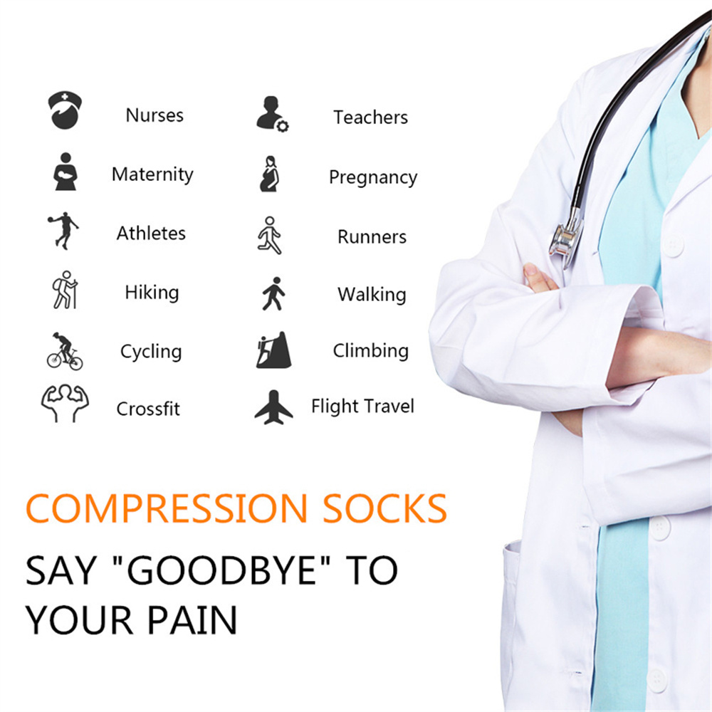 5 Pair/Pack Compression Socks  - Compression Sock Medical ulasan dan harga