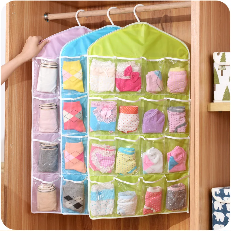 Hot 16Pockets WardrobePockets  - Sock Organizer Tray ulasan dan harga