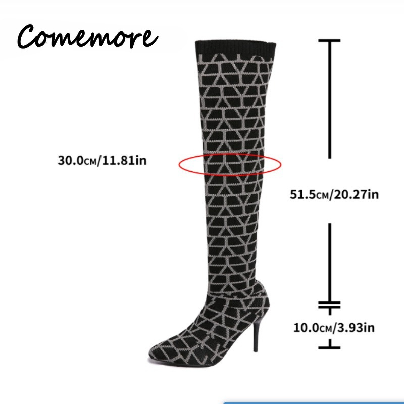 Comemore Women's 2026 Spring A - Knee High Sock Women ulasan dan harga