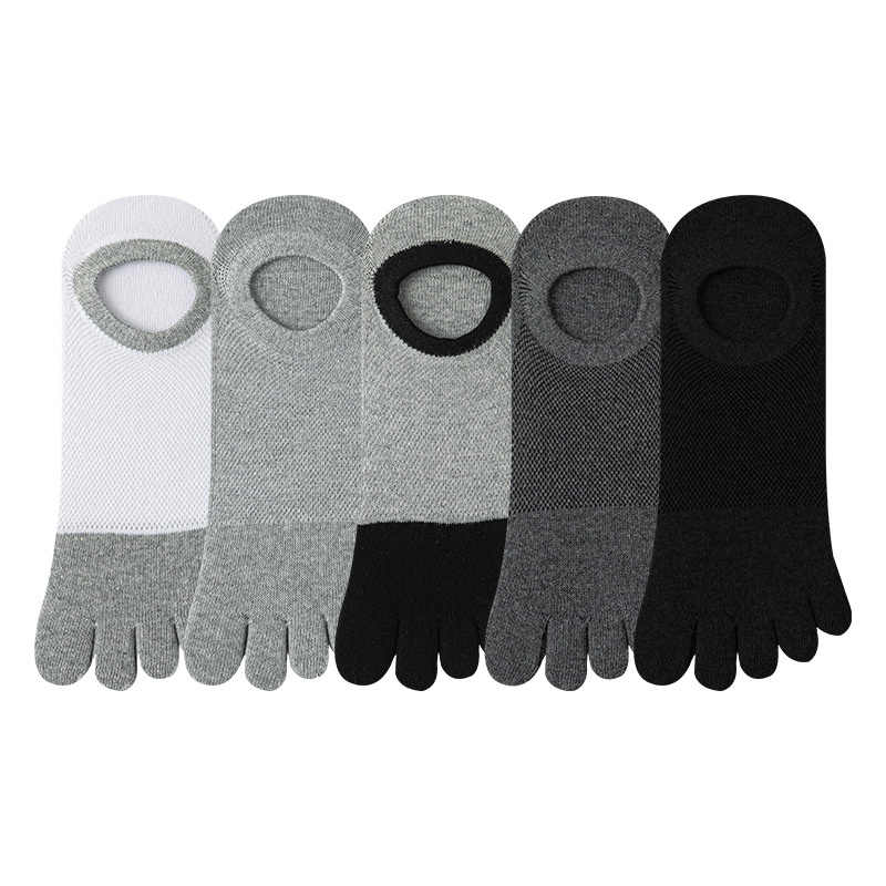 5 Pairs Men's No Show Toe Sock - Toe Sock Split ulasan dan harga