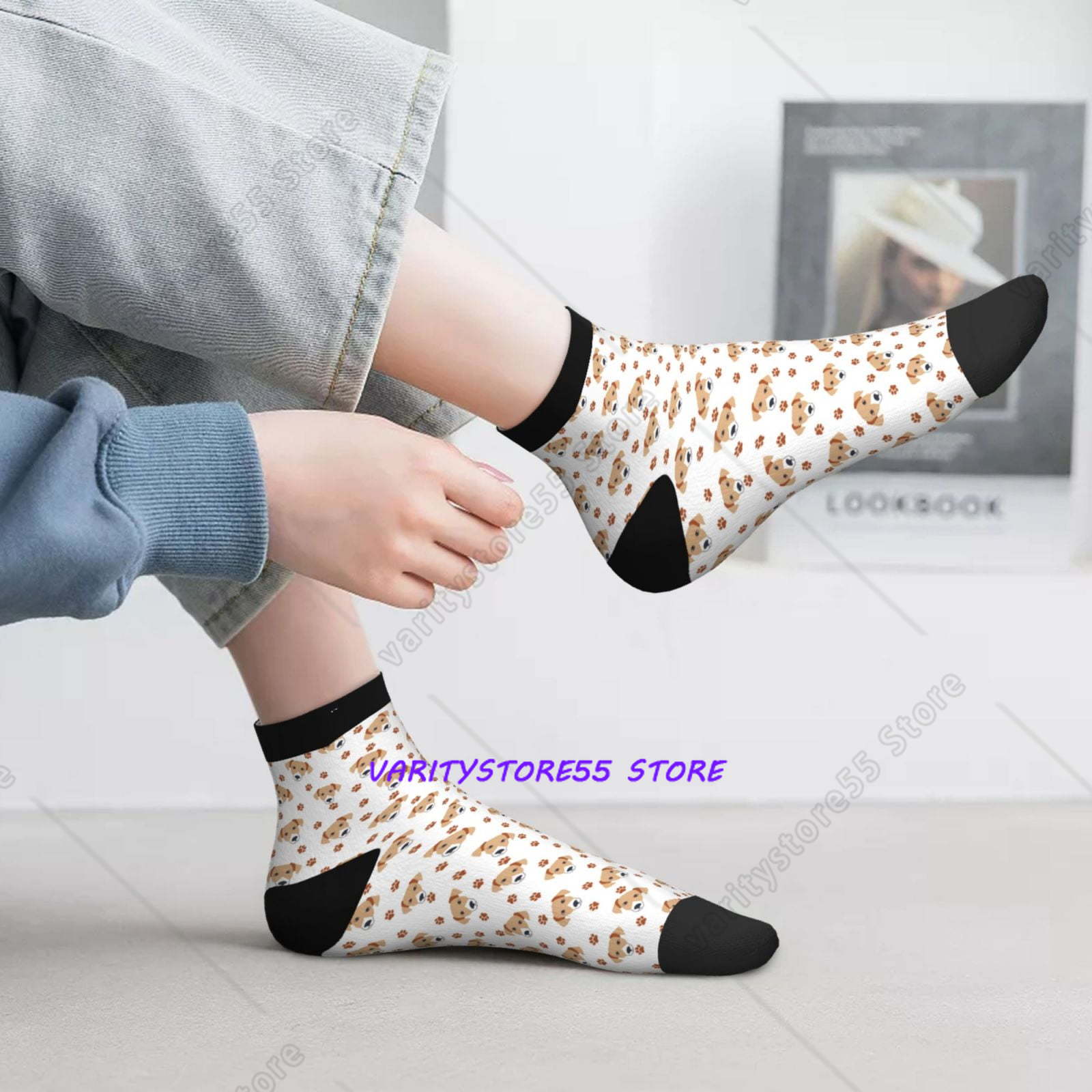 Labrador Retriever Dog Pattern - Athletic Sock Cushion ulasan dan harga
