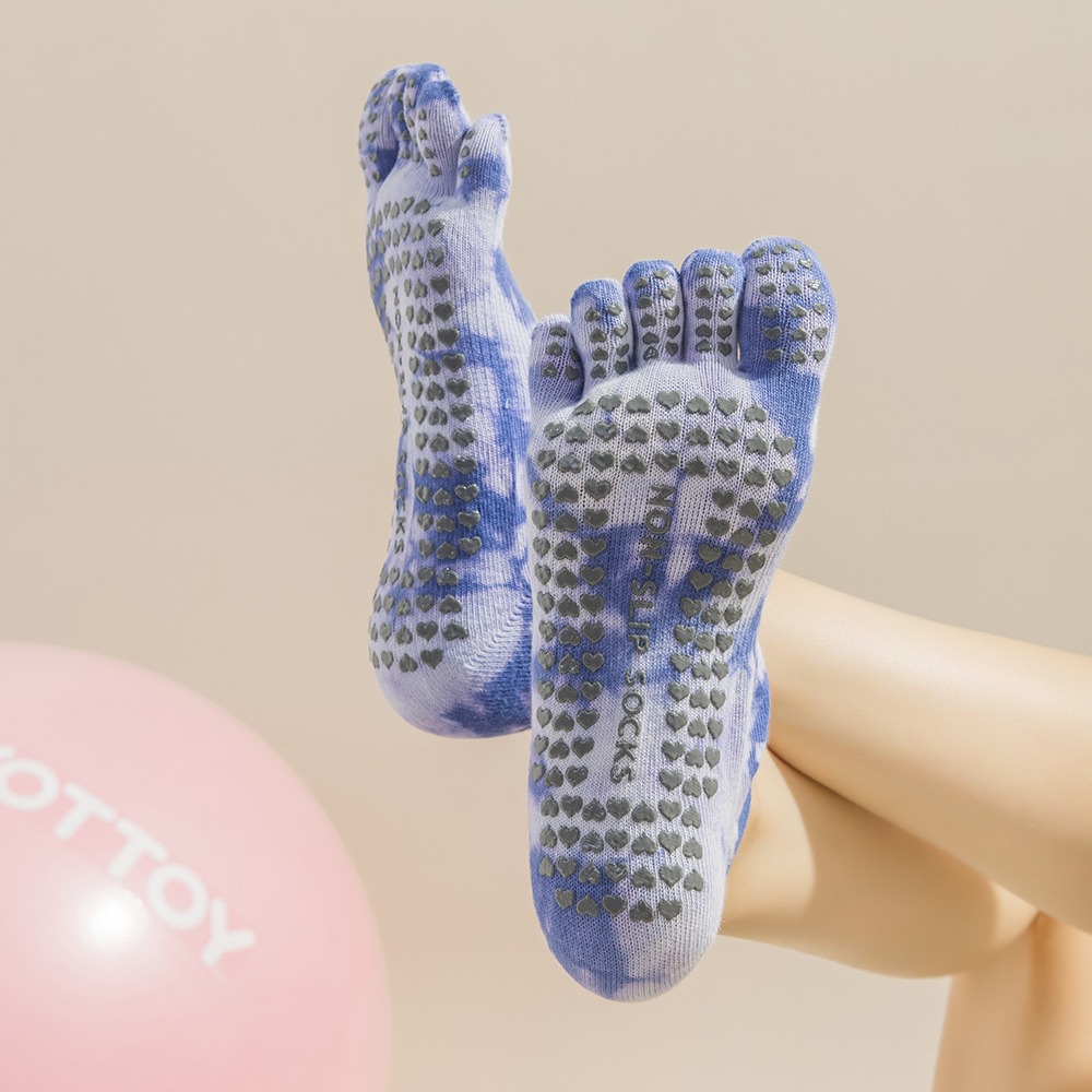 Tie-Dye Women's Five Finger Gr - Grip Sock Yoga ulasan dan harga