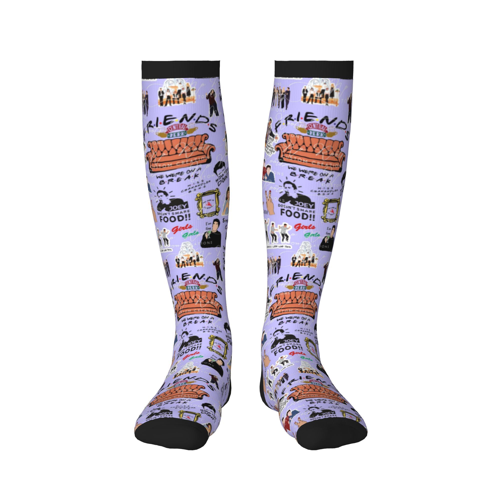 Friends Classic TV Show Men Wo - No Show Sock Women ulasan dan harga