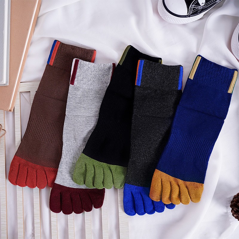 5 Pair Men's Casual Five-Toe C - Toe Sock Split ulasan dan harga