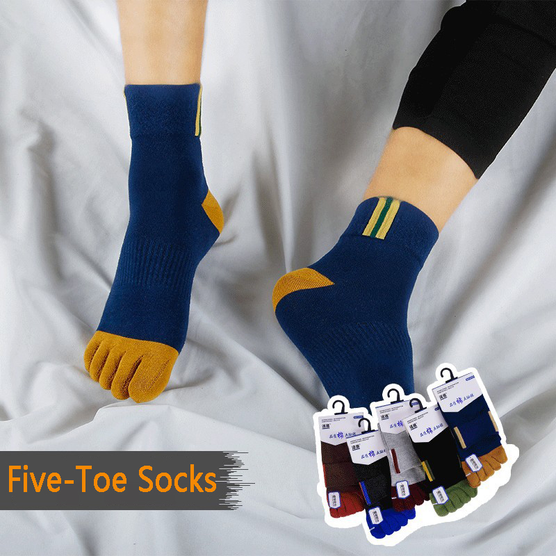 5 Pair Men's Casual Five-Toe C - Toe Sock Split ulasan dan harga