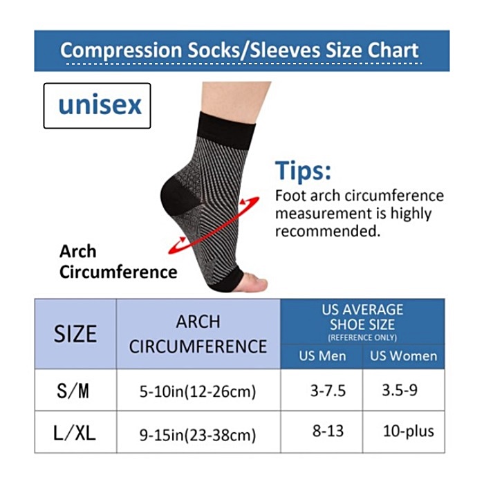 1pair Neuropathy socks,Ankle b - Ankle Brace Sock ulasan dan harga