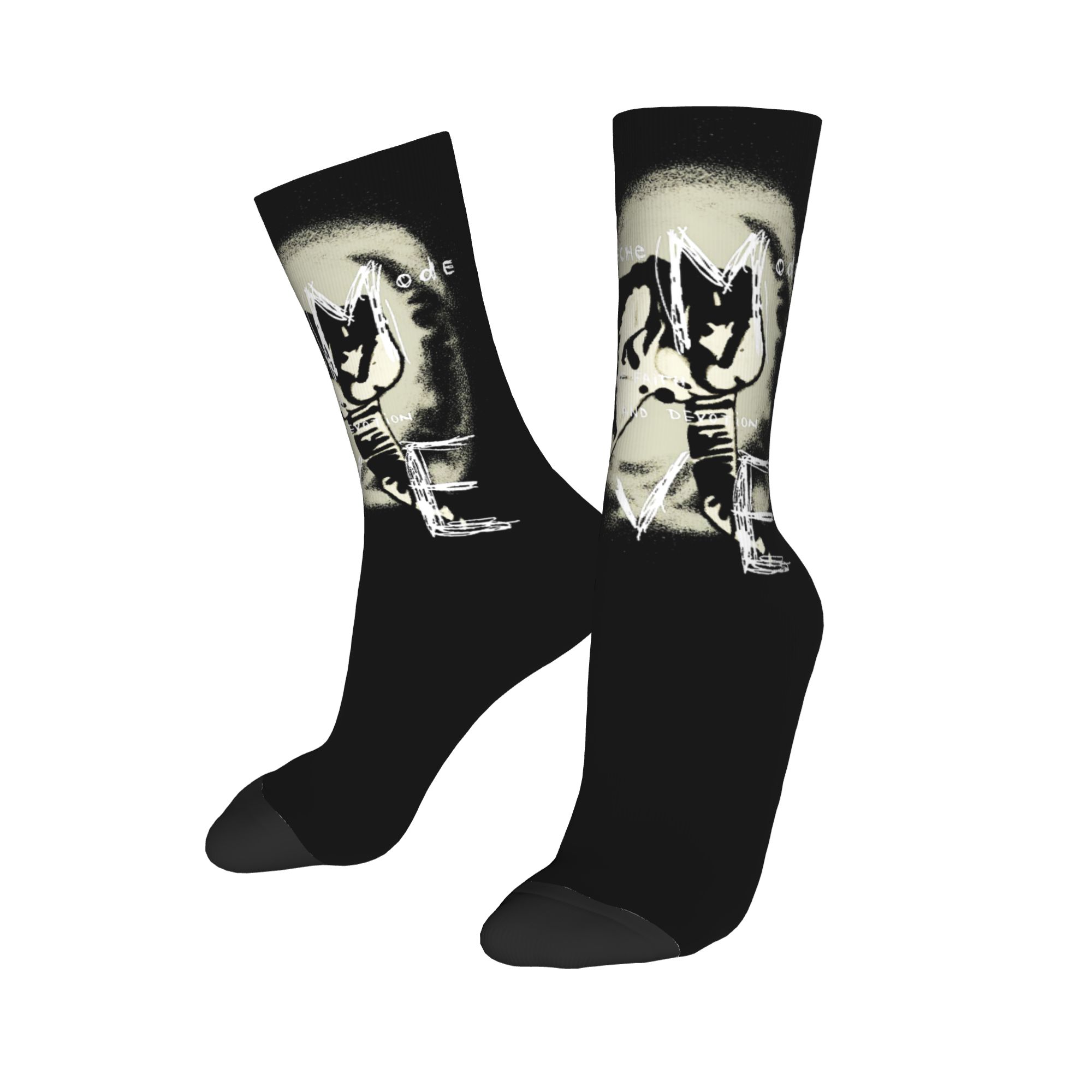 Custom Electronic Rock Depeche - Dress Sock Men ulasan dan harga