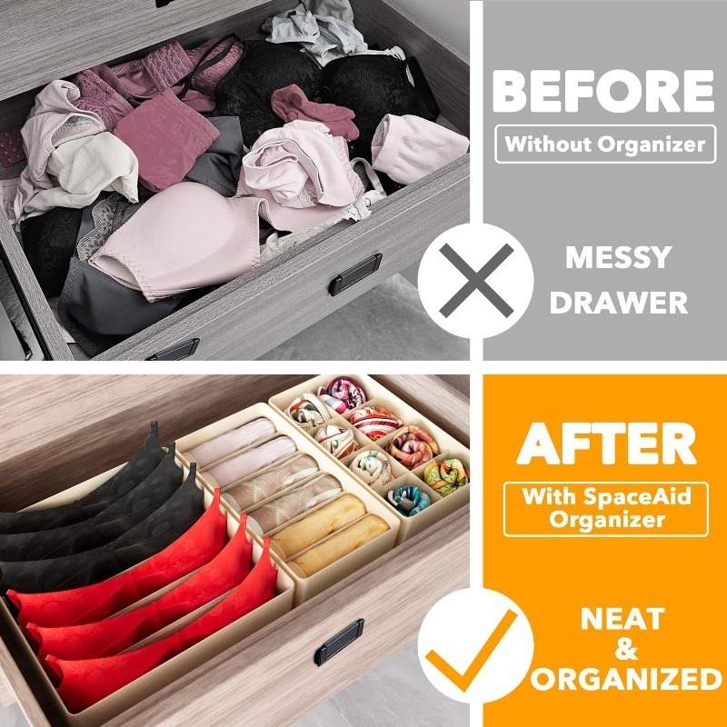 Sports Bra Underwear Organizer - Sock Organizer Tray ulasan dan harga
