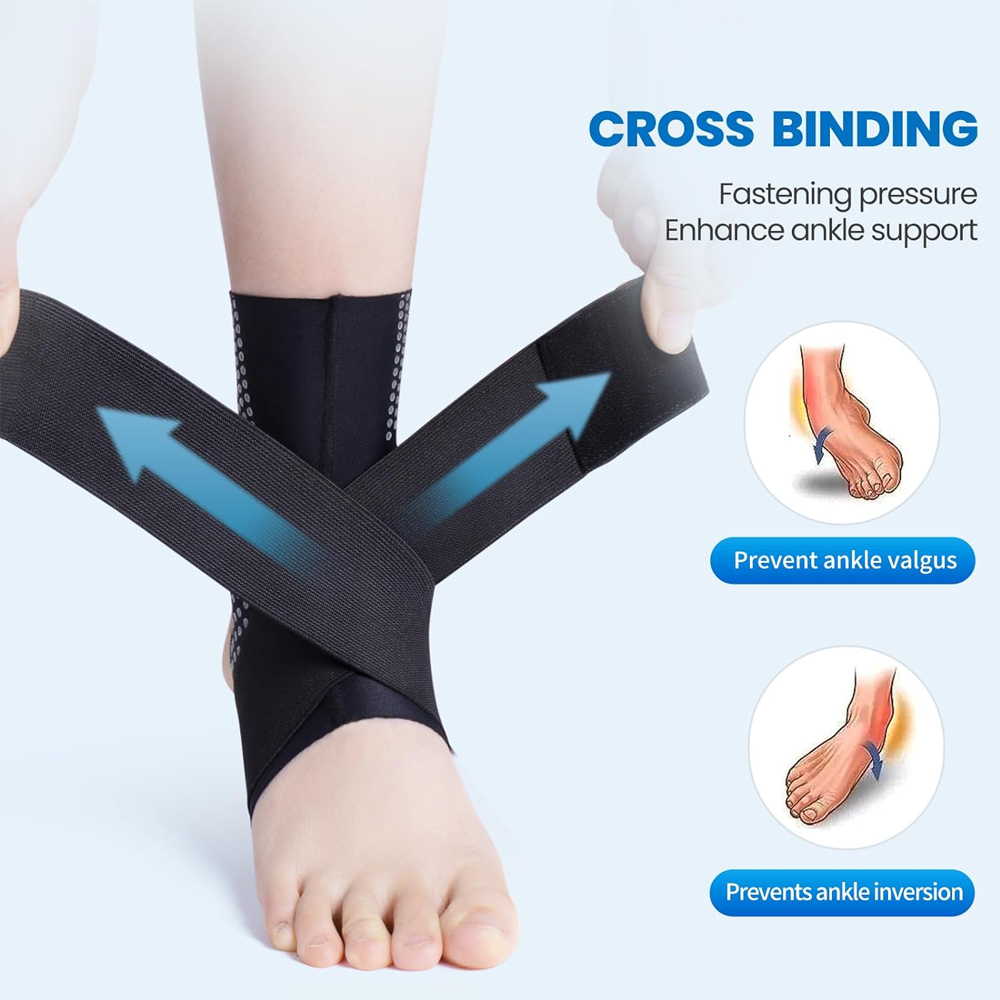1Pcs Adjustable Compression An - Ankle Brace Sock ulasan dan harga