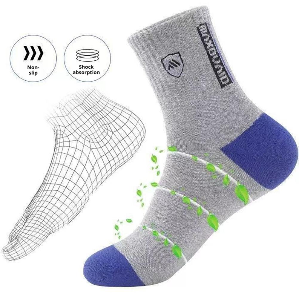 5 Pairs Men's Anti Odor & Anti - Cotton Crew Sock Pack ulasan dan harga