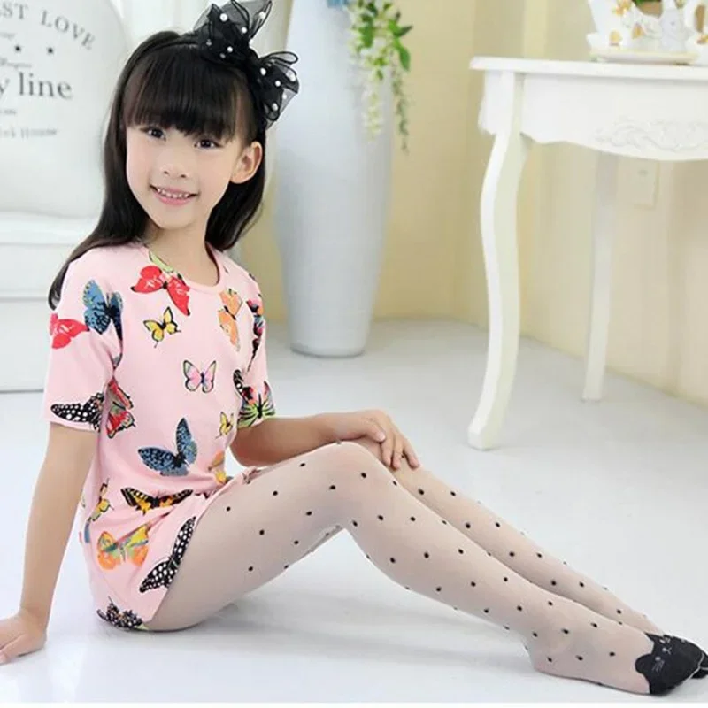 Sweet Cat Printed Girls Pantyh - Tights Pantyhose Sheer ulasan dan harga