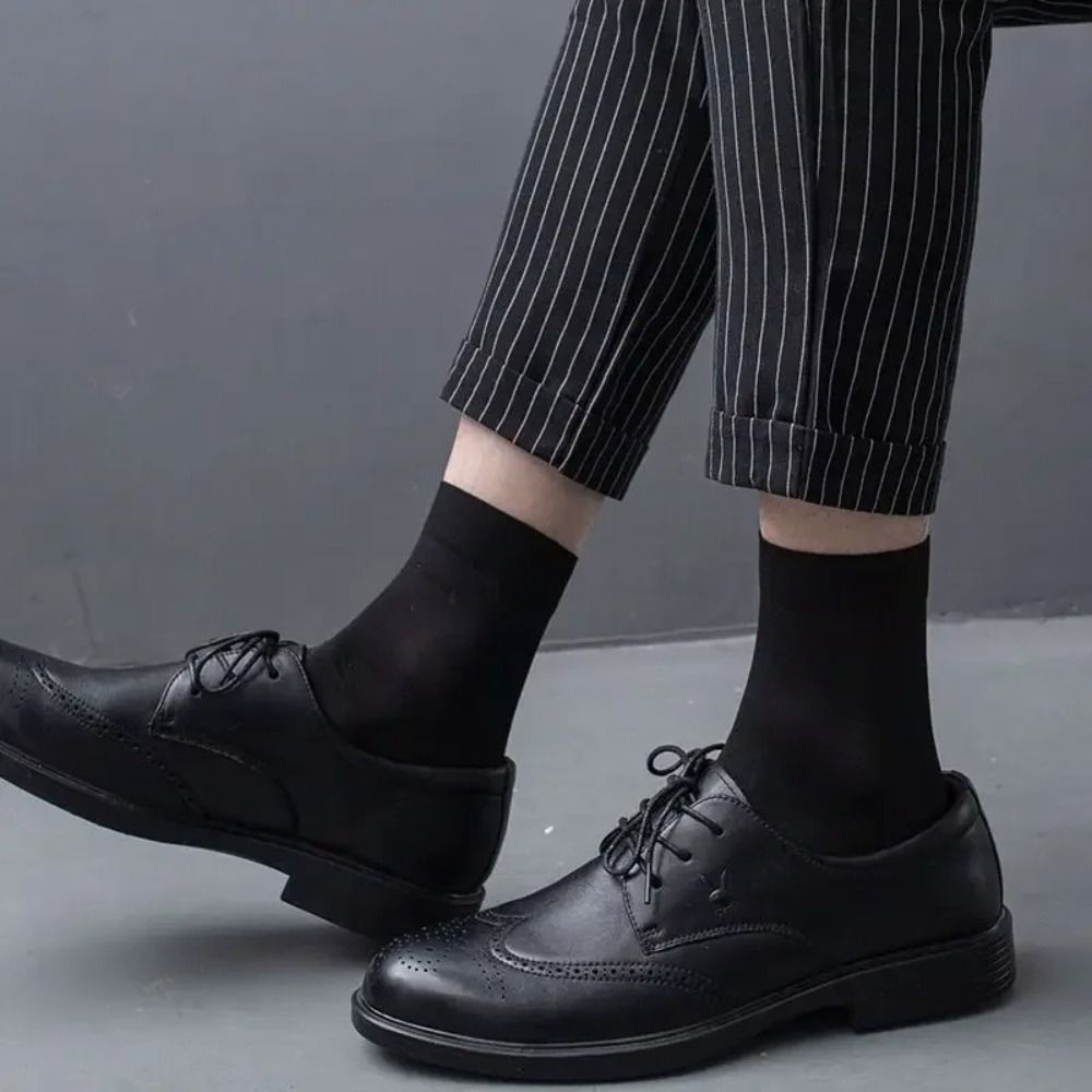 10pairs New Breathable Men Ice - Silk Sock Bamboo ulasan dan harga