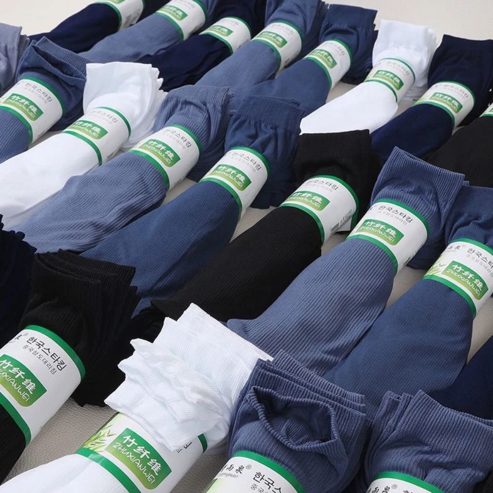 10pairs New Breathable Men Ice - Silk Sock Bamboo ulasan dan harga