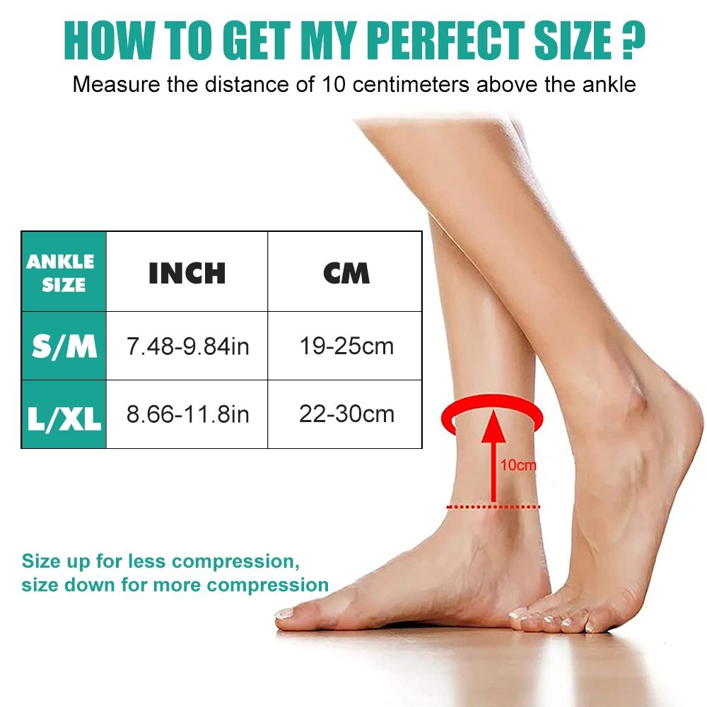 1Pair Plantar Fasciitis Socks, - Ankle Brace Sock ulasan dan harga