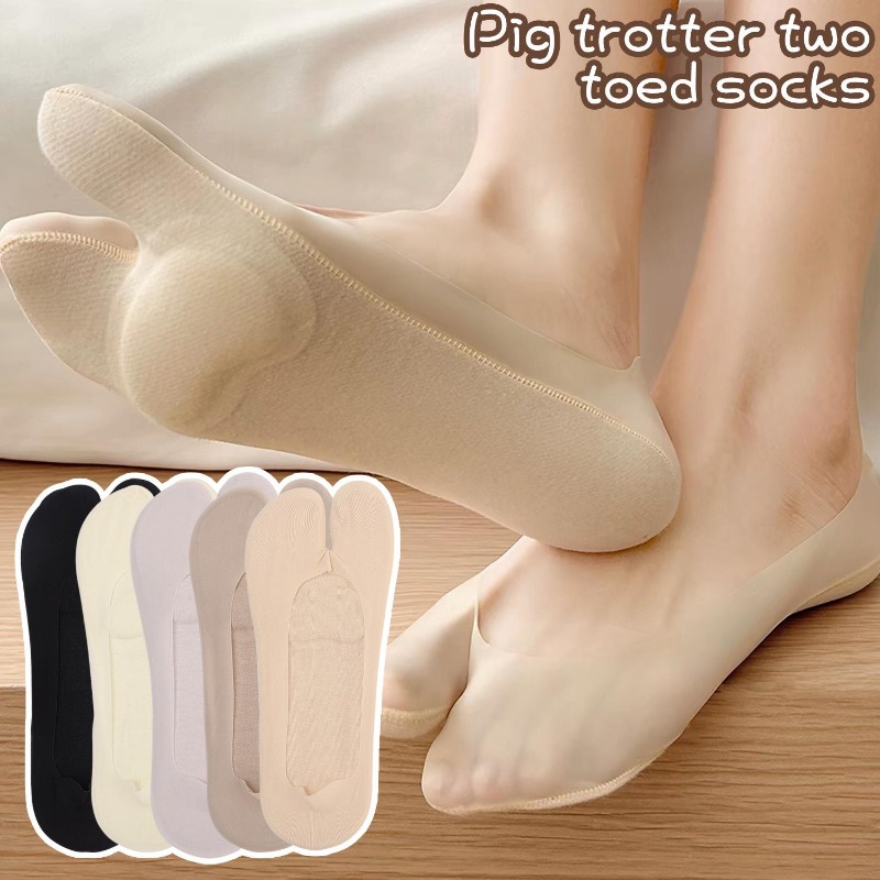 1/5pairs Two Toe Split Socks I - Toe Sock Split ulasan dan harga