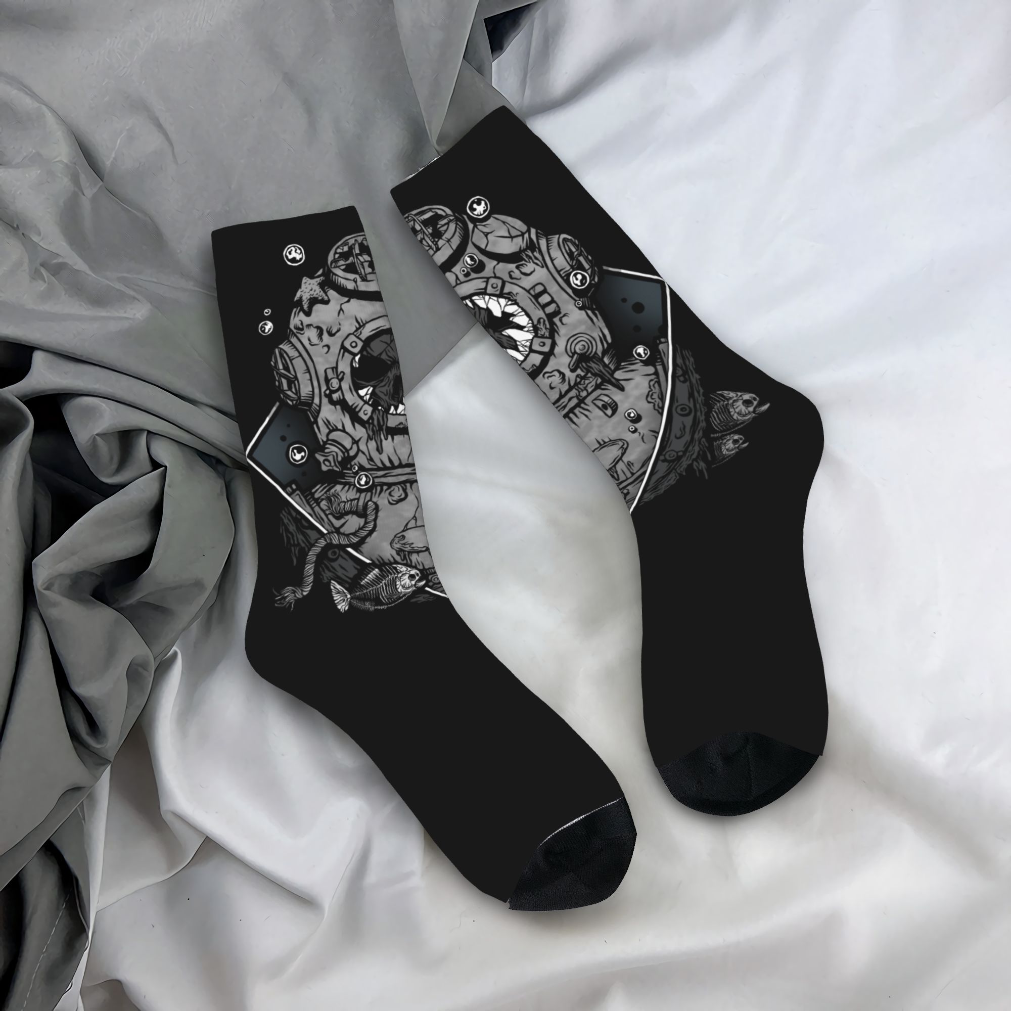 Custom Funny Mens Scuba Diving - Dress Sock Men ulasan dan harga