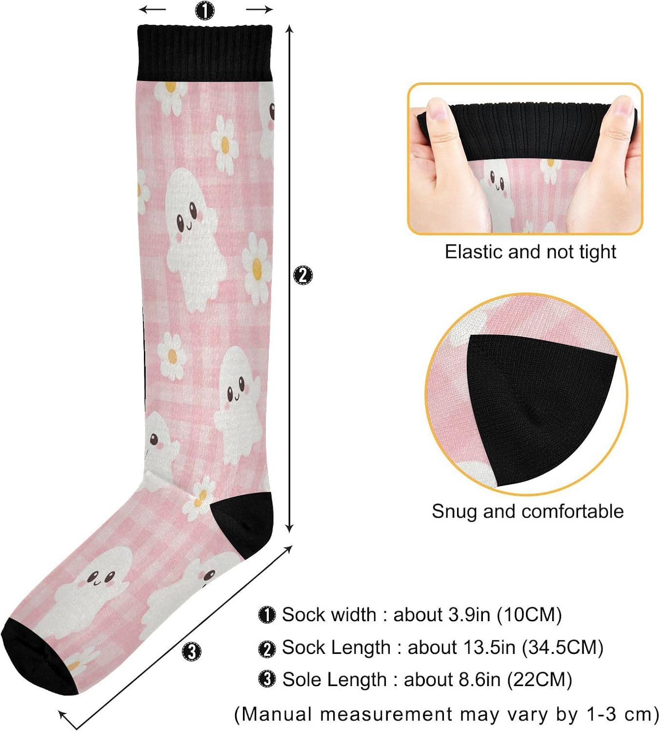 Happy Halloween Compression So - Knee High Sock Women ulasan dan harga