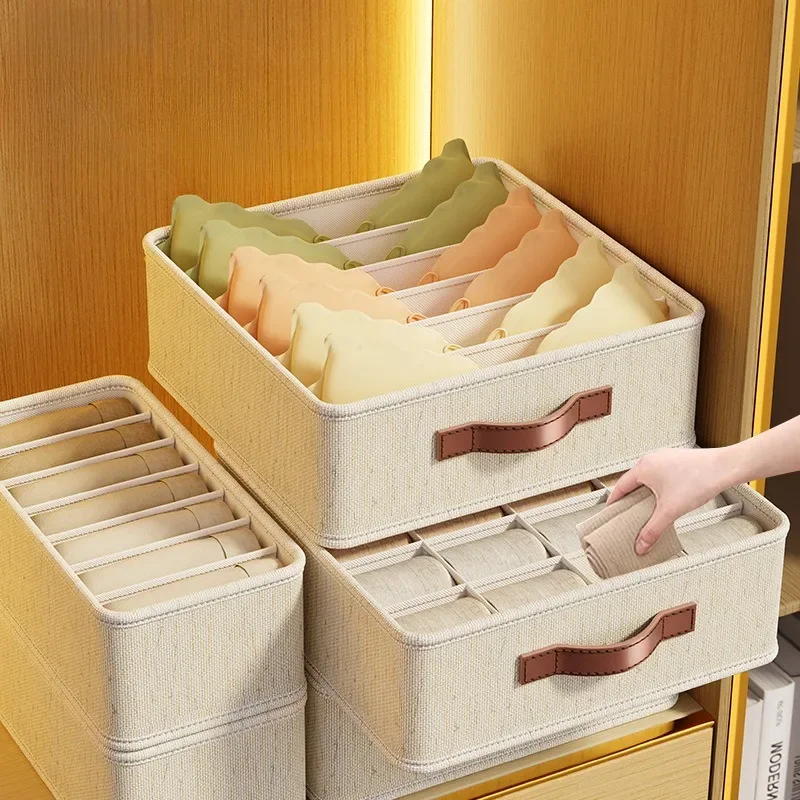 1-5PCS Fabric Drawer Organizer - Sock Organizer Tray ulasan dan harga