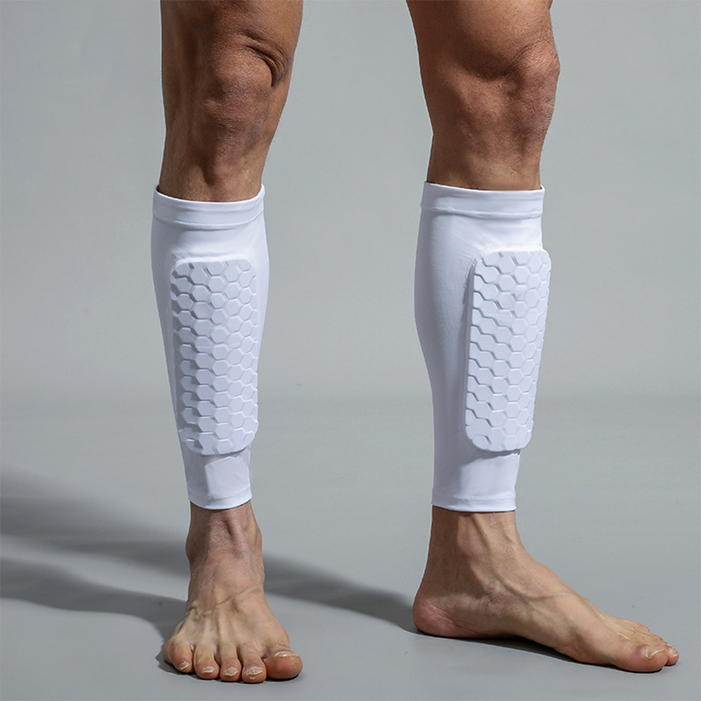 Thickened Soccer Shin Guards C - Compression Sleeve Calf ulasan dan harga