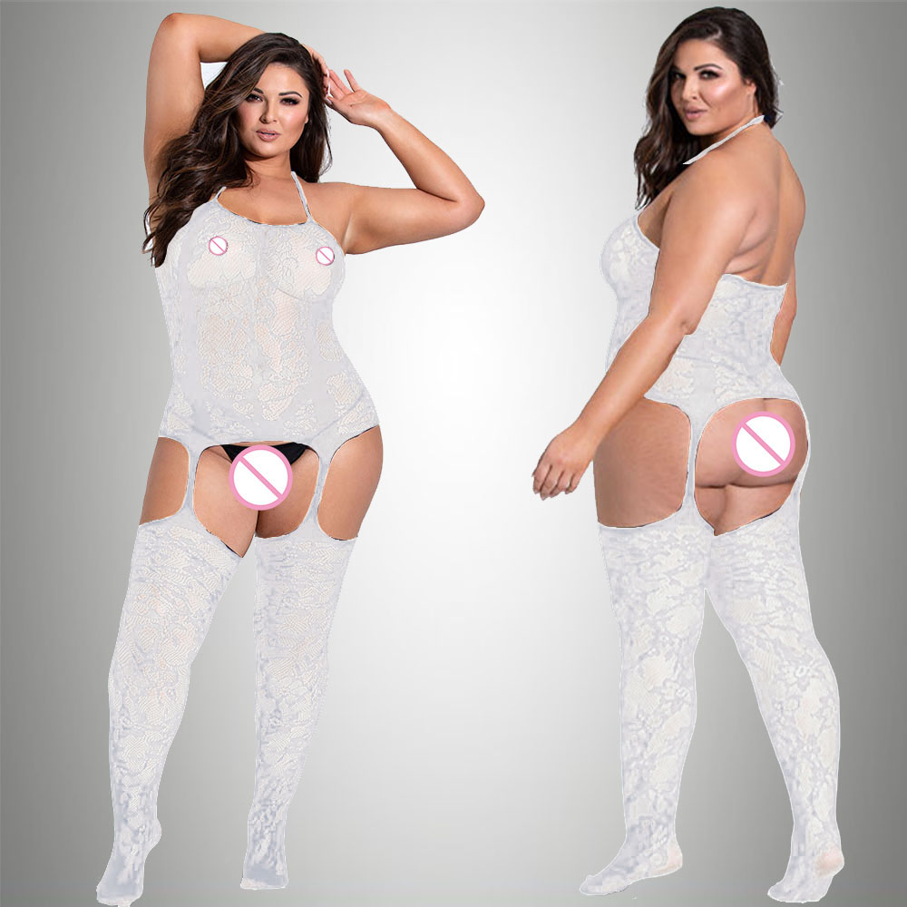 New Plus Size Bodystocking Bod - Fishnet Stocking Women ulasan dan harga