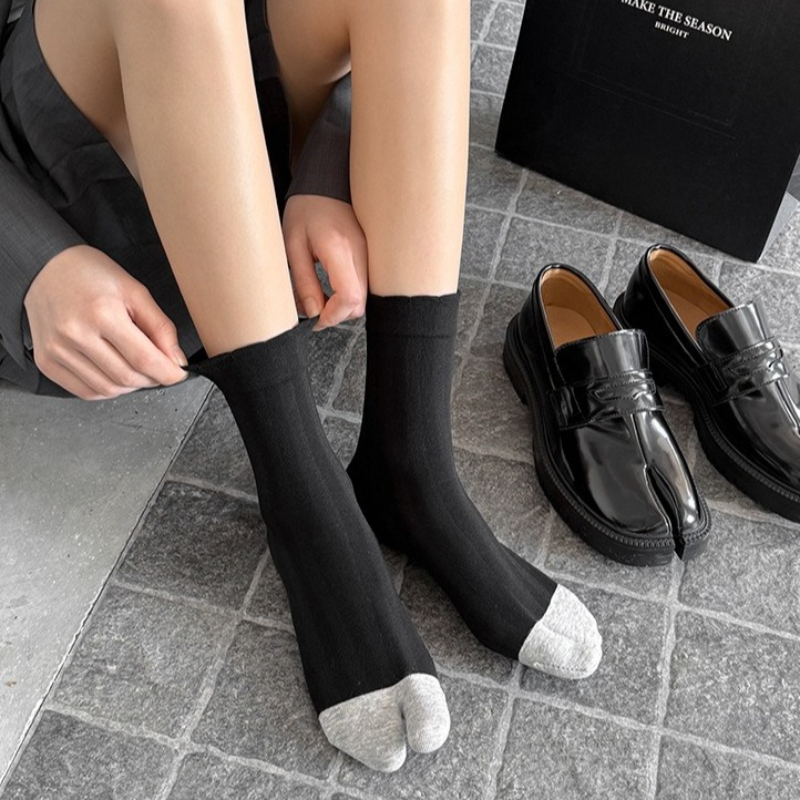 Japanese Split toe Cotton Tabi - Toe Sock Split ulasan dan harga