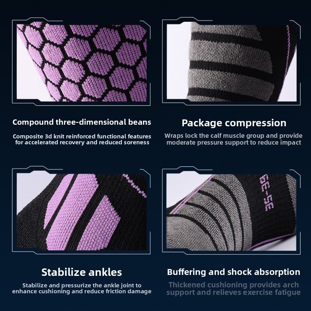 New Thickened Ski Socks Breath - Thermal Sock Winter ulasan dan harga