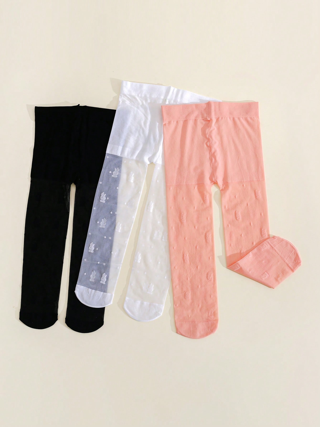 3Pack Toddler Girl Rabbit Prin - Tights Pantyhose Sheer ulasan dan harga