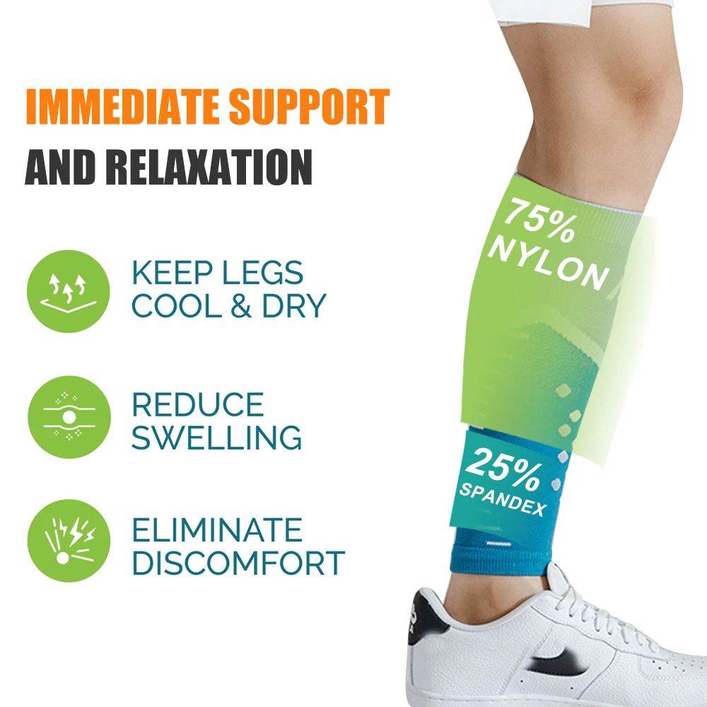 1 Pair Calf Compression Sleeve - Compression Sleeve Calf ulasan dan harga