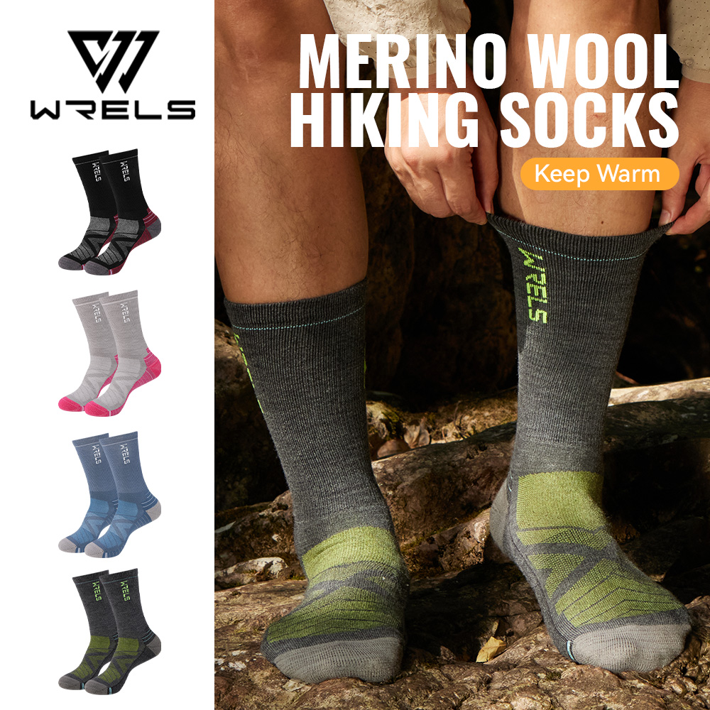 WRELS 1/2/3 Merino Wool Socks  - Thermal Sock Winter ulasan dan harga