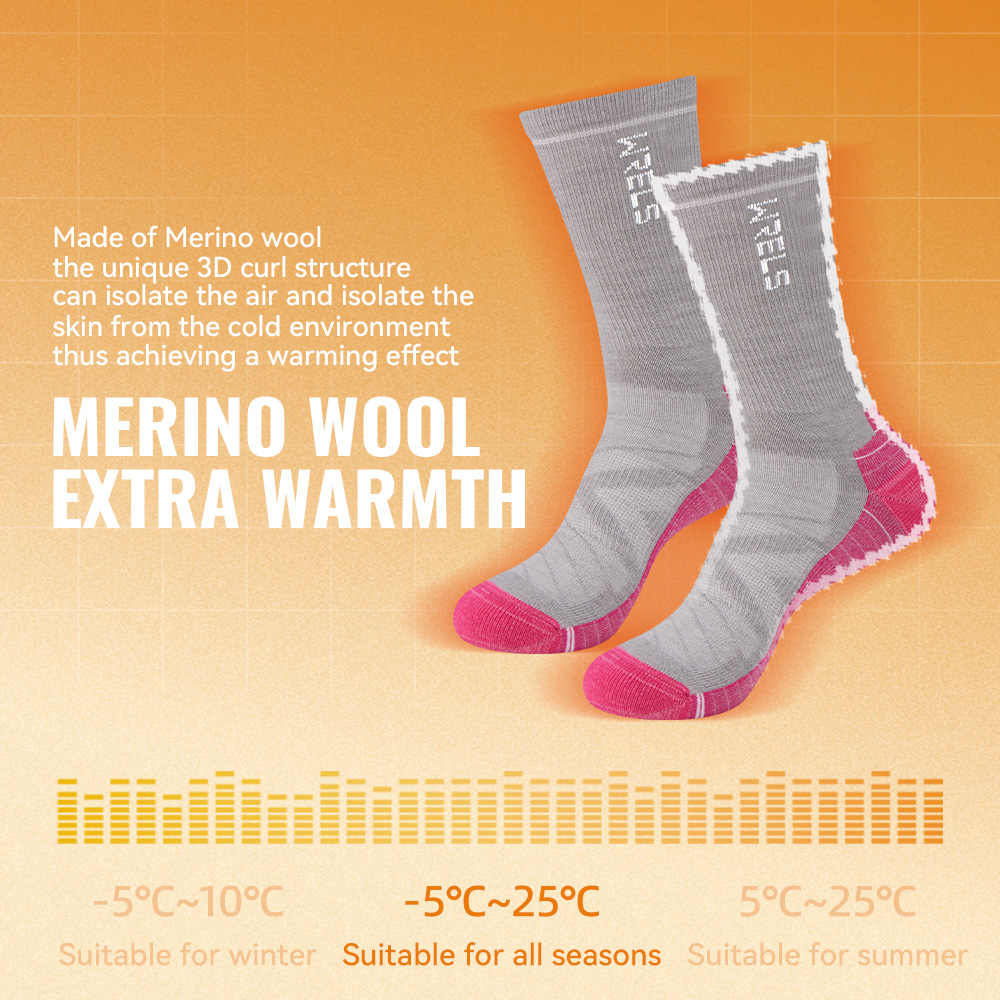 WRELS 1/2/3 Merino Wool Socks  - Thermal Sock Winter ulasan dan harga