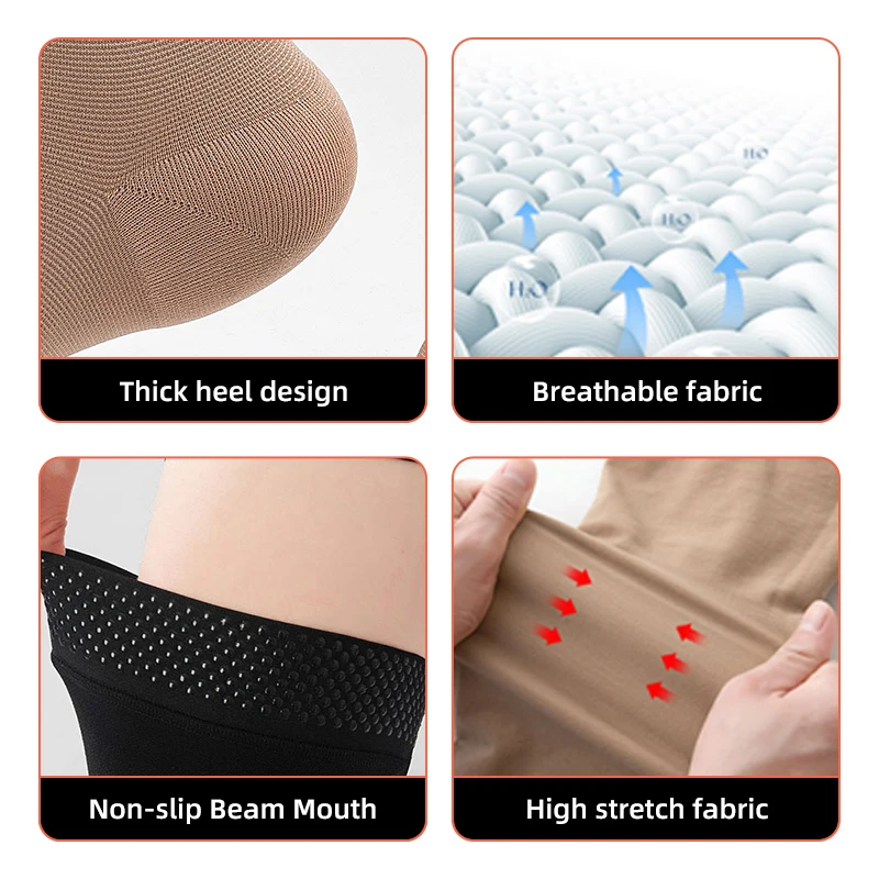30-40 MmHg Over Knee Closed To - Compression Sock Medical ulasan dan harga