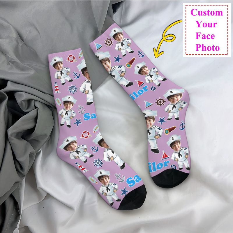 Funny Sailor Nautical Captain  - Dress Sock Men ulasan dan harga