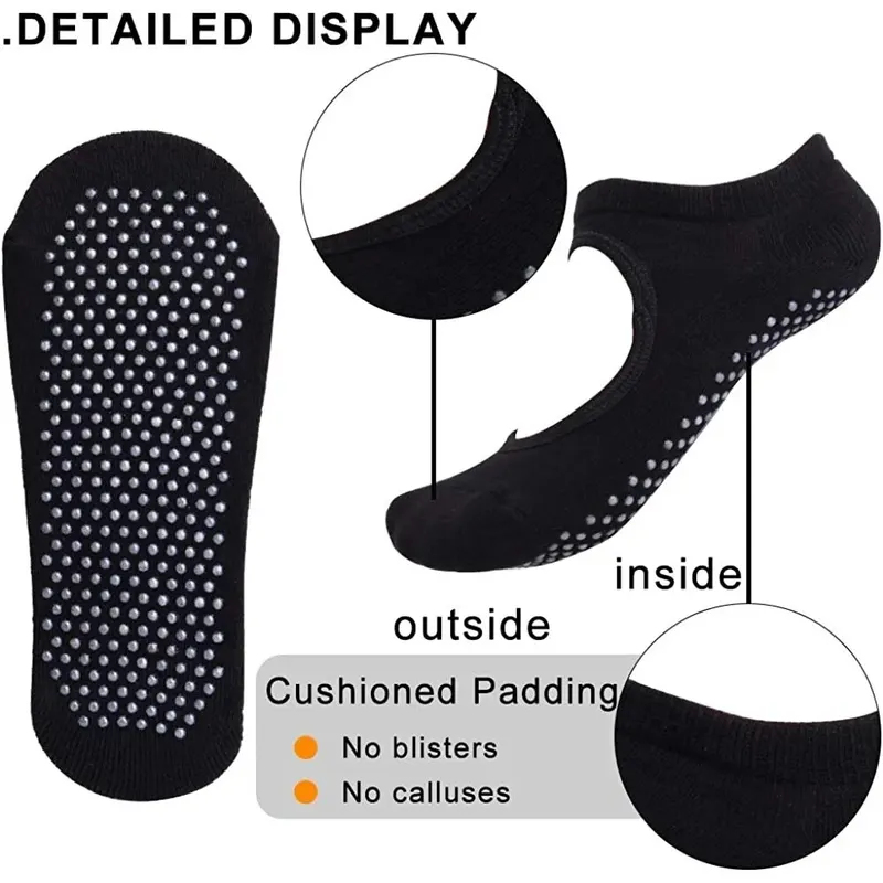 Backless Non-slip Fitness Yoga - Grip Sock Yoga ulasan dan harga