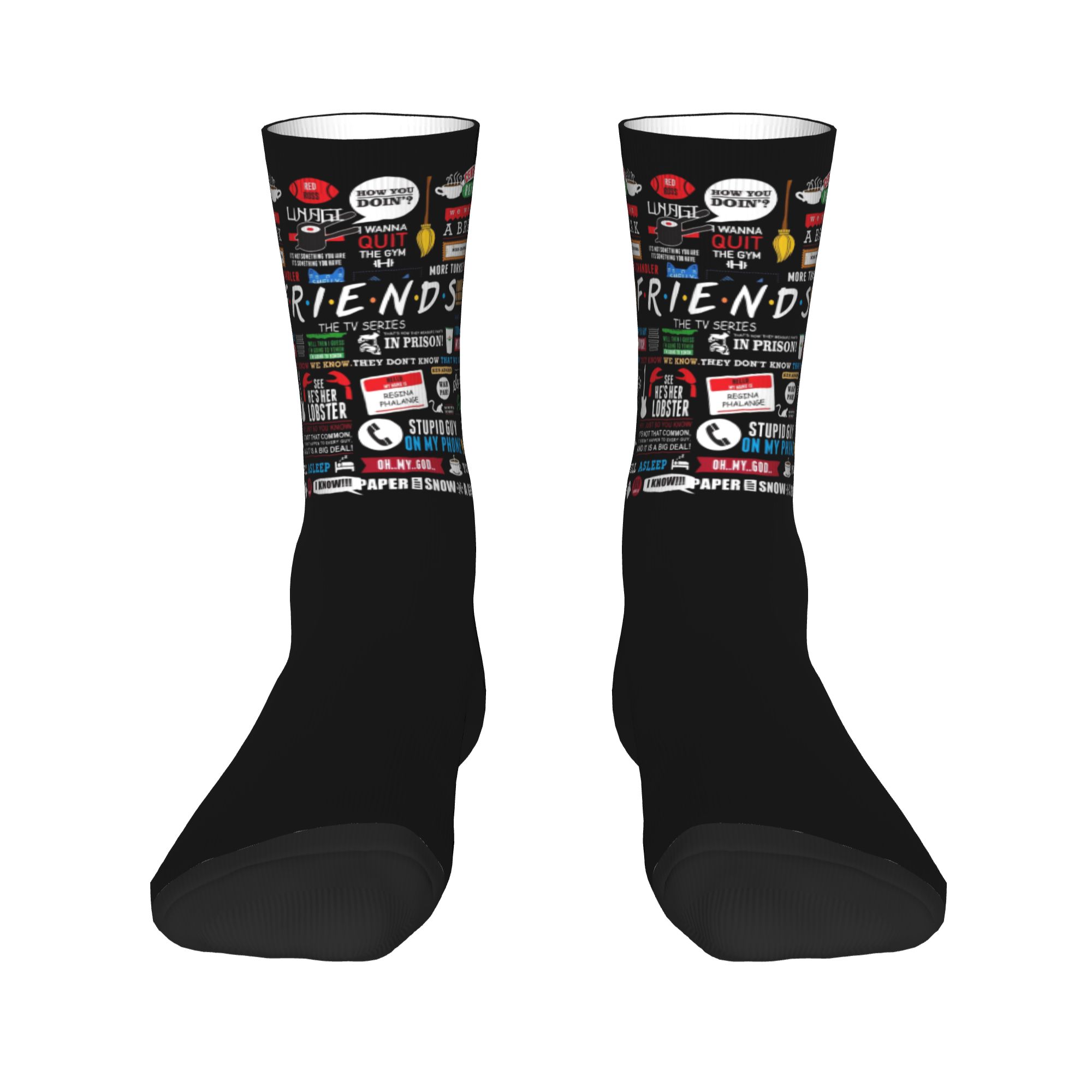 Custom Cute Funny TV Show Frie - No Show Sock Women ulasan dan harga