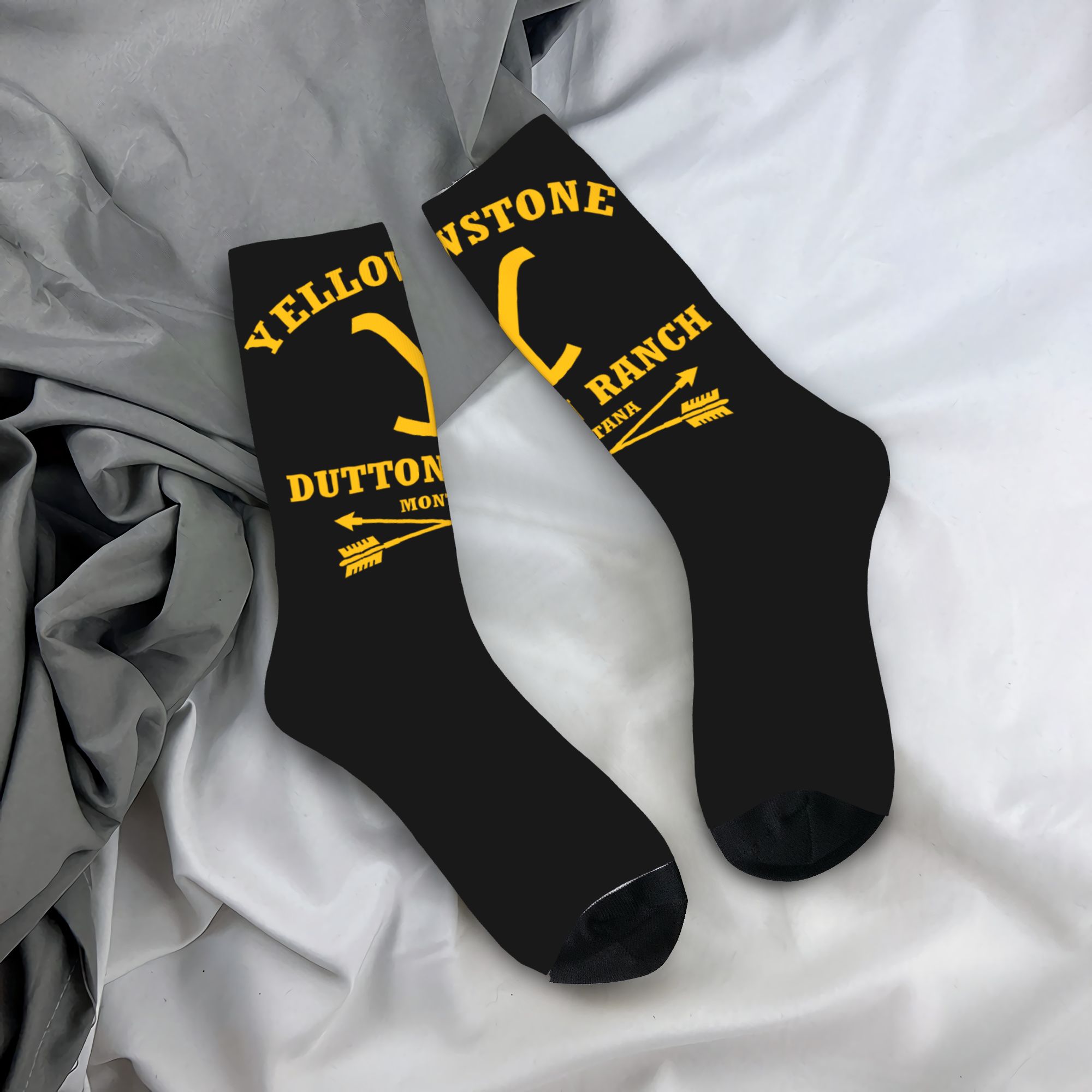Custom Yellowstone Dutton Ranc - Dress Sock Men ulasan dan harga