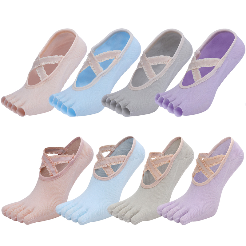 Five Finger Yoga Socks Lace Cr - Grip Sock Yoga ulasan dan harga